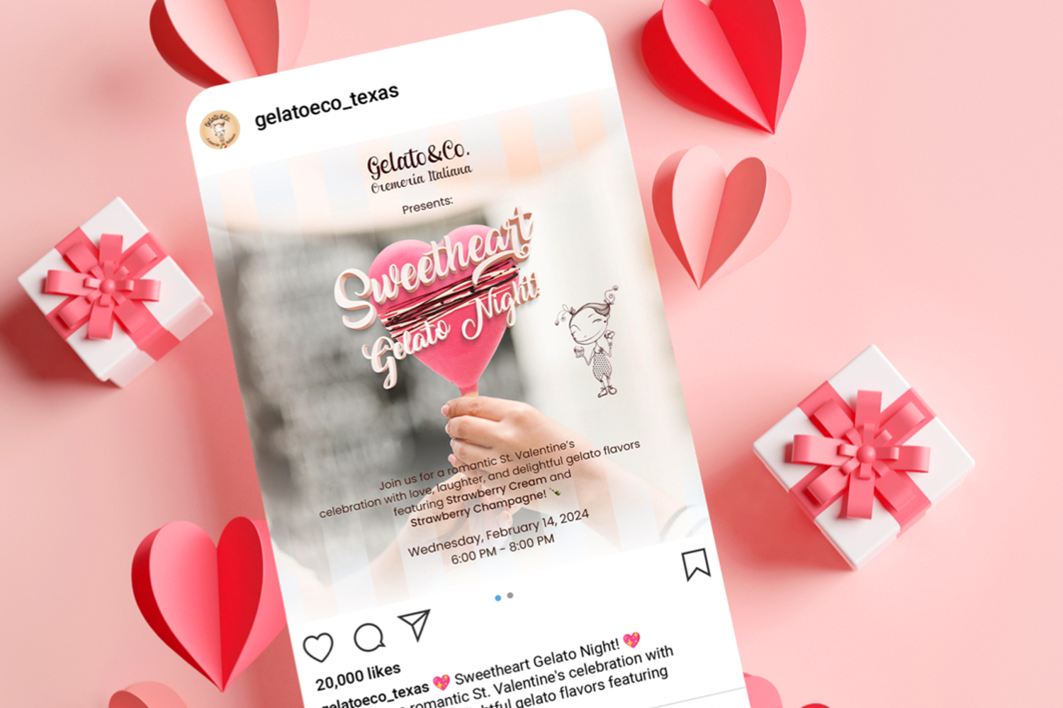 LVBranding Advertising Gelato and co
