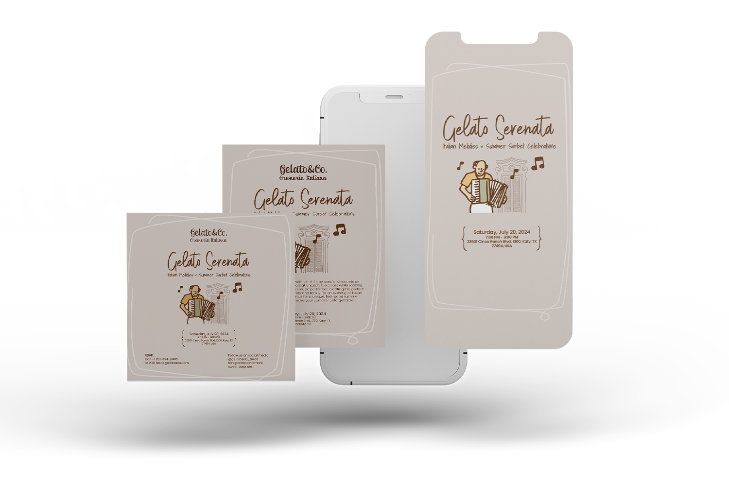 LVBranding Advertising Gelato and co