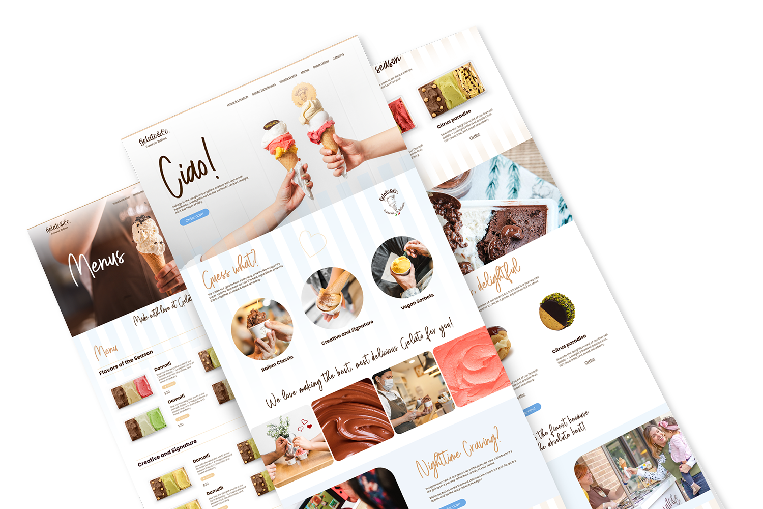 LVBranding UX UI Gelato and co