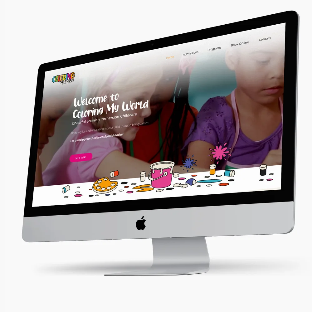 Coloring my world Web by LV Branding