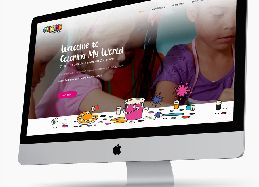 Coloring my world Web by LV Branding