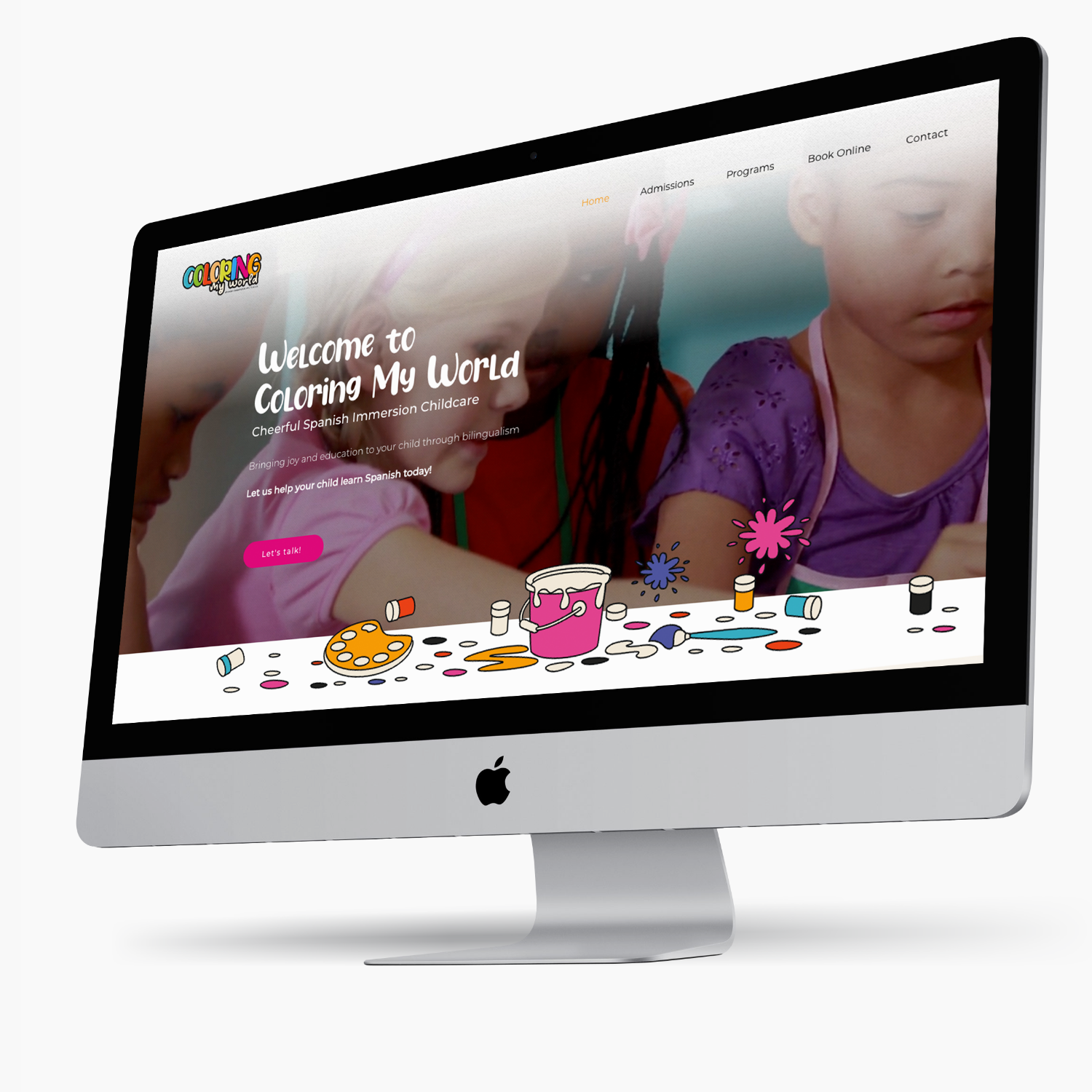 Coloring my world Web by LV Branding